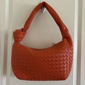Orange Woven Bag